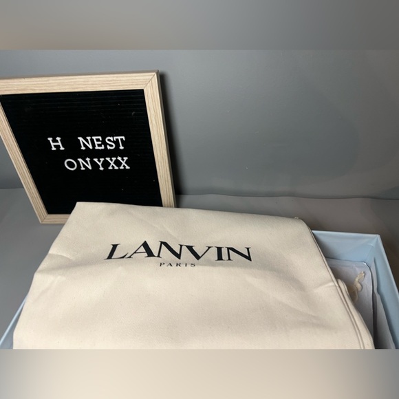 LANVIN
Leather Curb Sneakers Sz 37EU - Picture 14 of 14